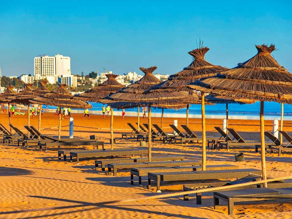 Plaža v Agadirju.